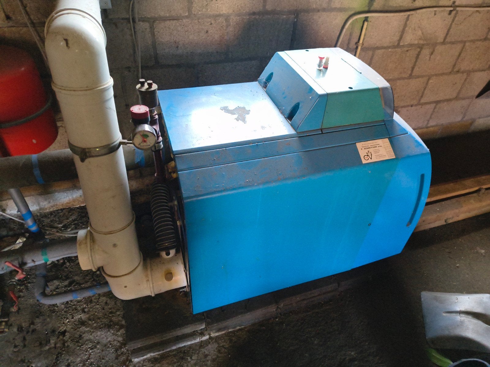 Buderus Logano plus GB125 CV-ketel, Ophalen, Gebruikt, Cv-ketel of Combi-ketel, 60 tot 150 cm