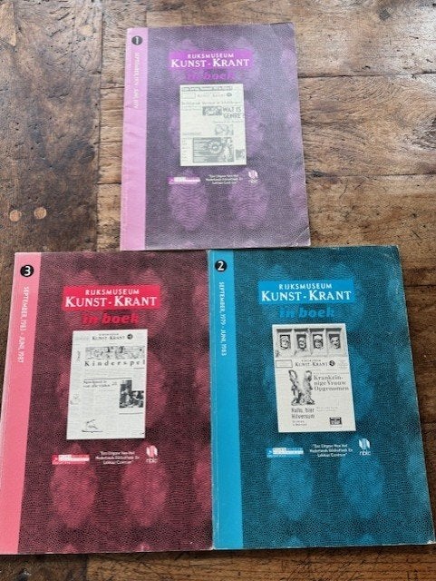 Rijksmuseum kunstkrant deel 1, 2 en 3 paperback, Ophalen of Verzenden, Gelezen, S.H. Levie