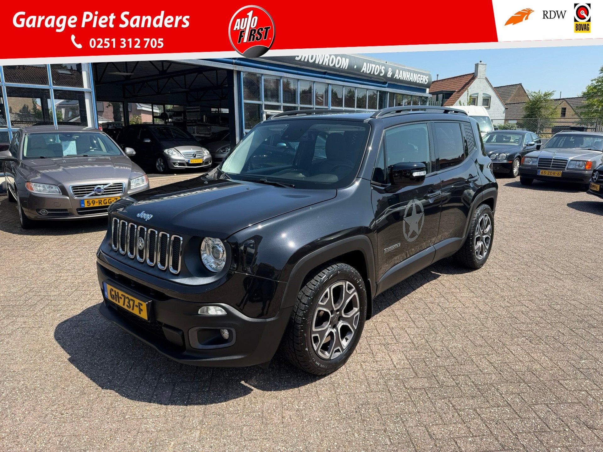 Jeep Renegade 1.4 MultiAir Limited I LPG I Leder I Clima I P, Auto's, Voorwielaandrijving, Gebruikt, 4 cilinders, 400 kg