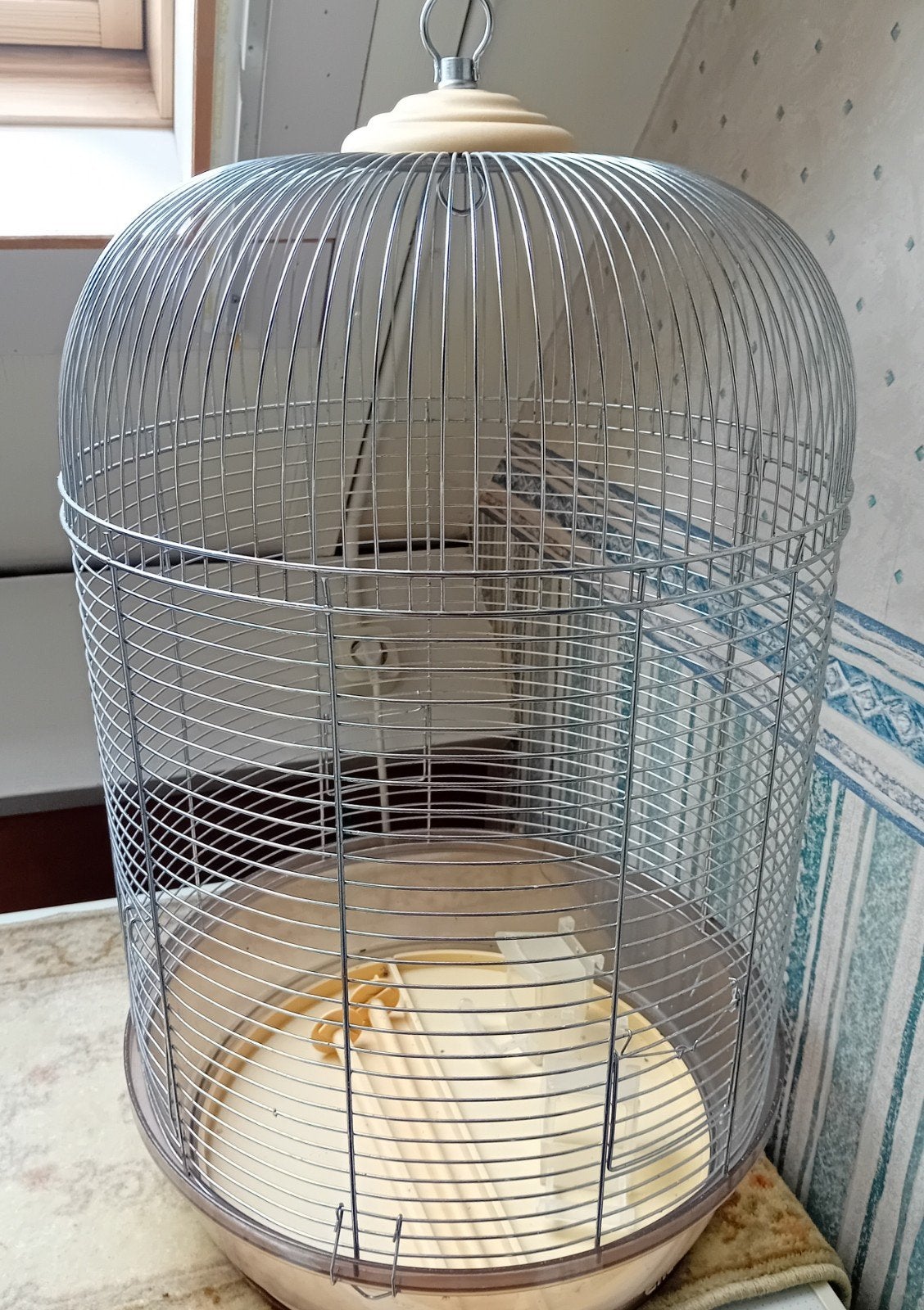 vogelkooi, Dieren en Toebehoren, Vogels | Hokken en Kooien, Ophalen, Gebruikt, Metaal, Vogelkooi