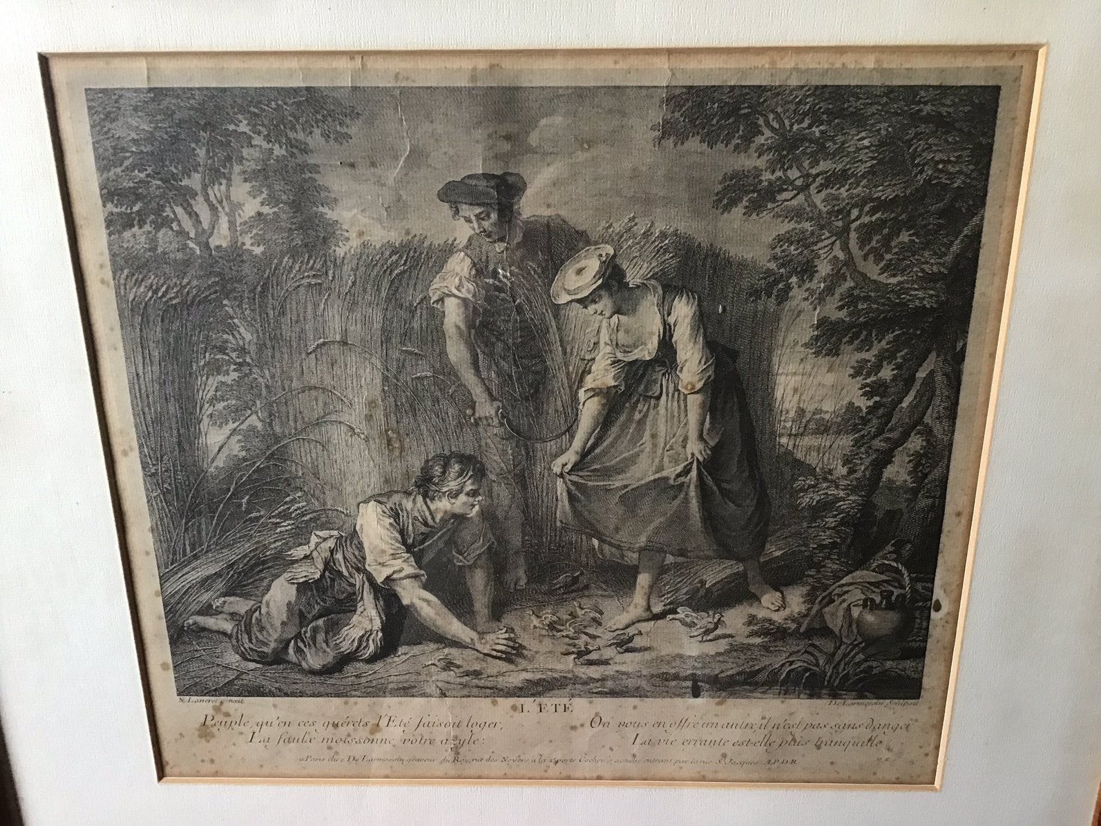 L’ ete de M. Larmessin, Antiek en Kunst, Ophalen