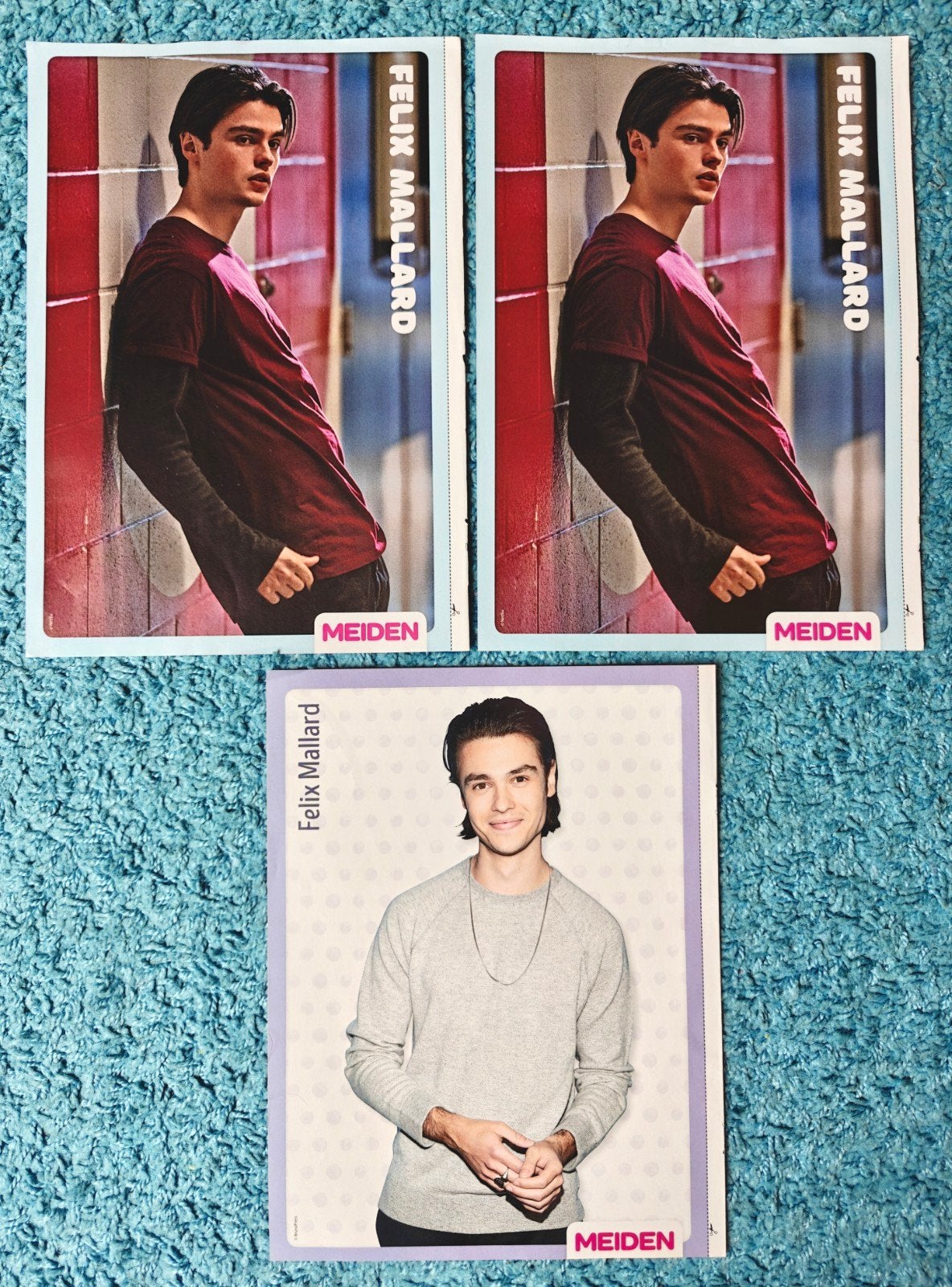 Felix Mallard posters meiden magazine, Rechthoekig Staand, A4 of kleiner, Nieuw, Ophalen of Verzenden