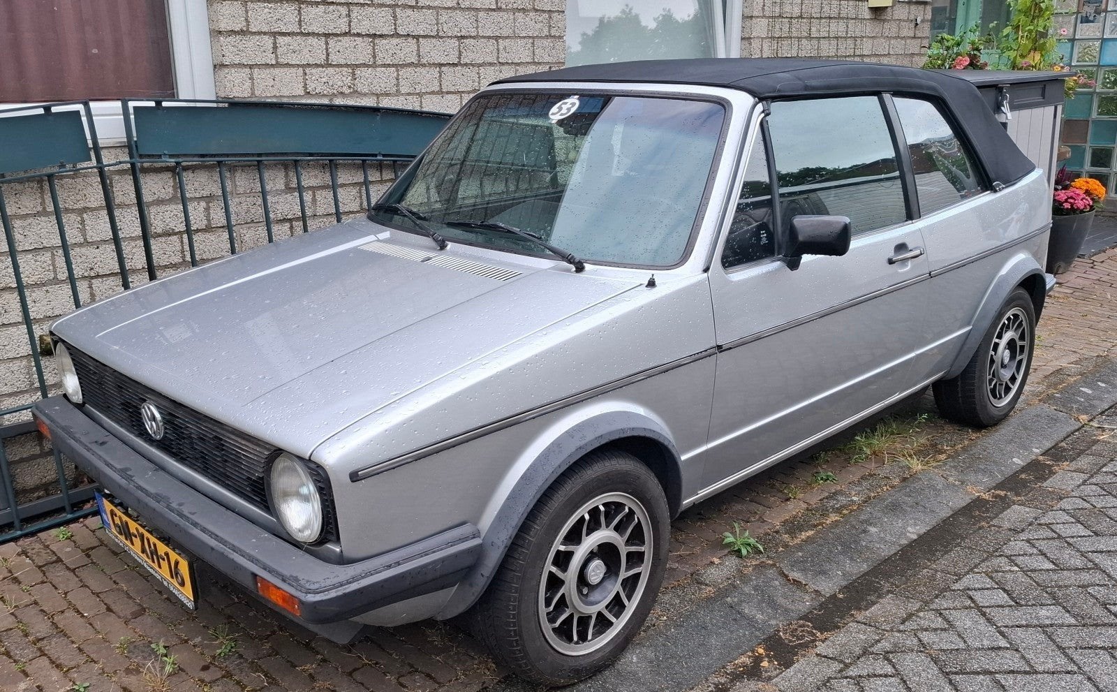 Volkswagen Golf 1.6 GL Cabriolet 55KW 1984 Grijs, Voorwielaandrijving, 74 pk, Zwart, 4 cilinders