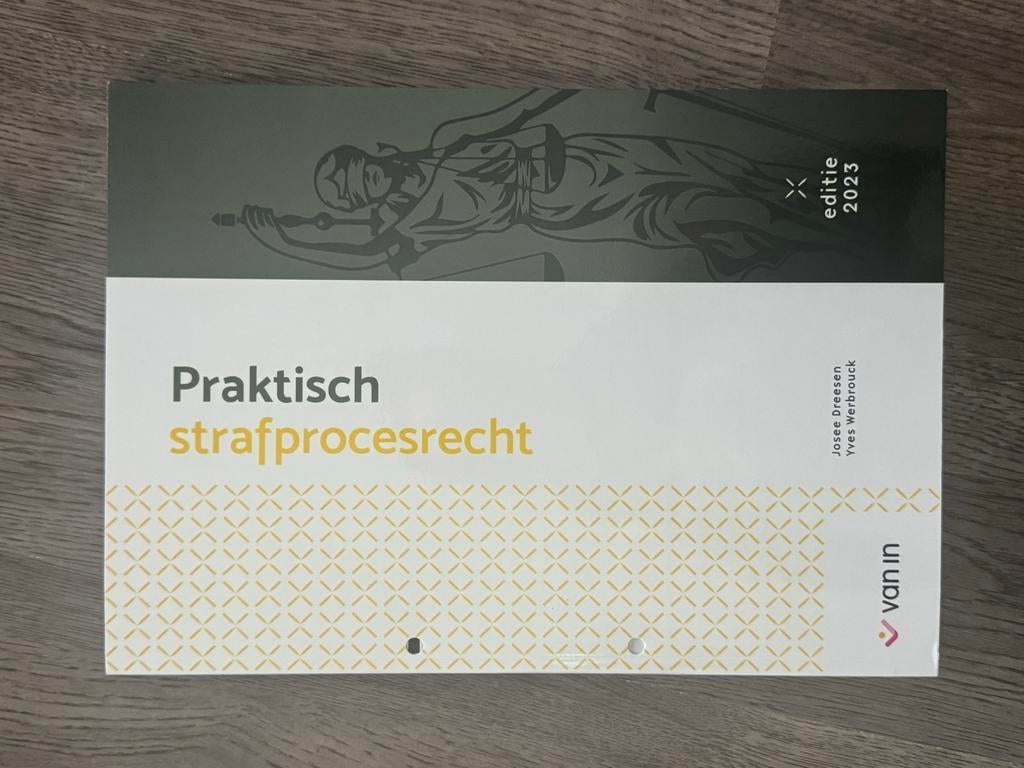 Praktisch strafprocesrecht - Editie 2023, Boeken, Ophalen of Verzenden, Gamma, Zo goed als nieuw, HBO