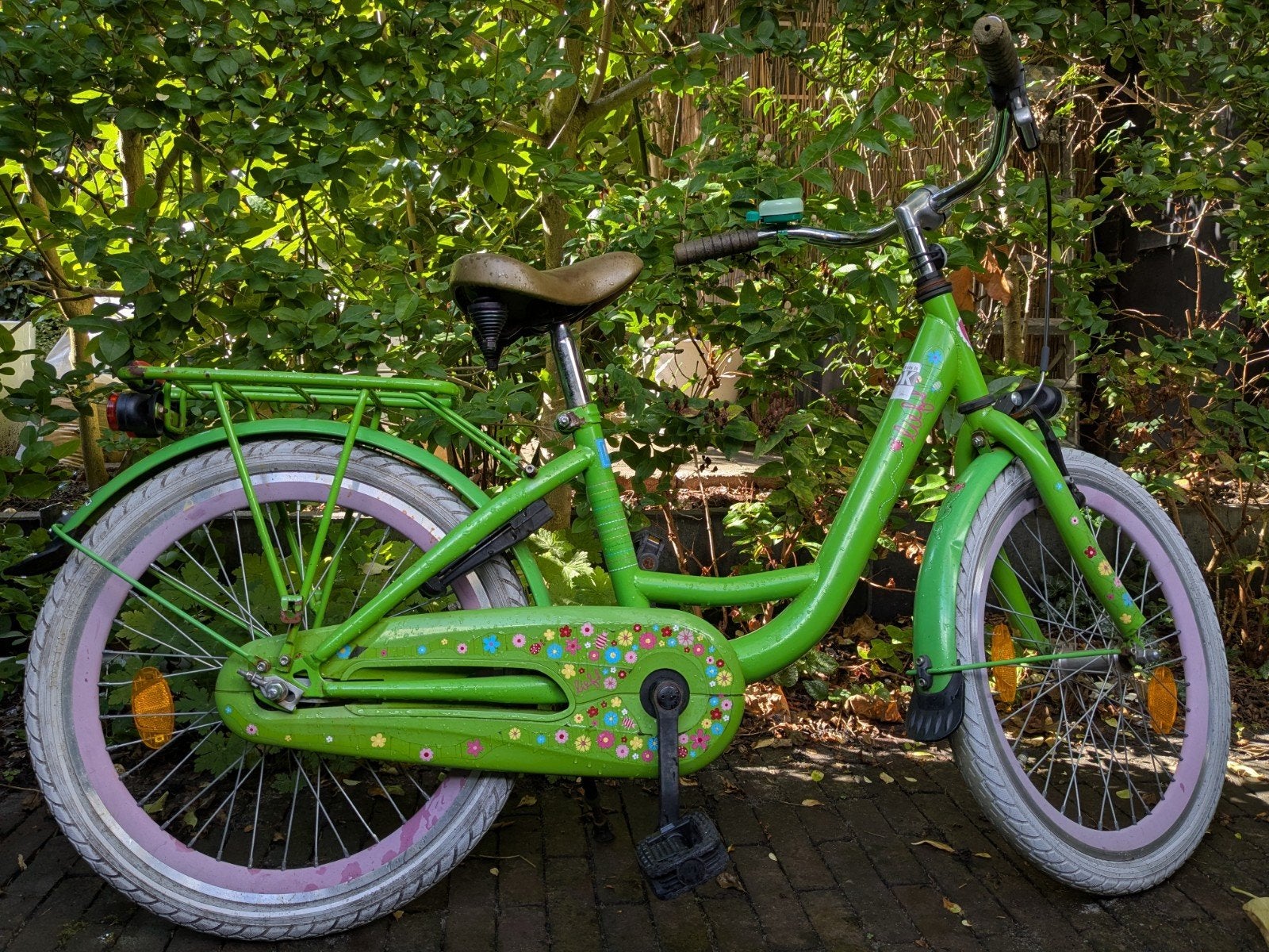 Lief Meisjesfiets 20 inch, Fietsen en Brommers, Ophalen, Gebruikt, Lief, Terugtraprem