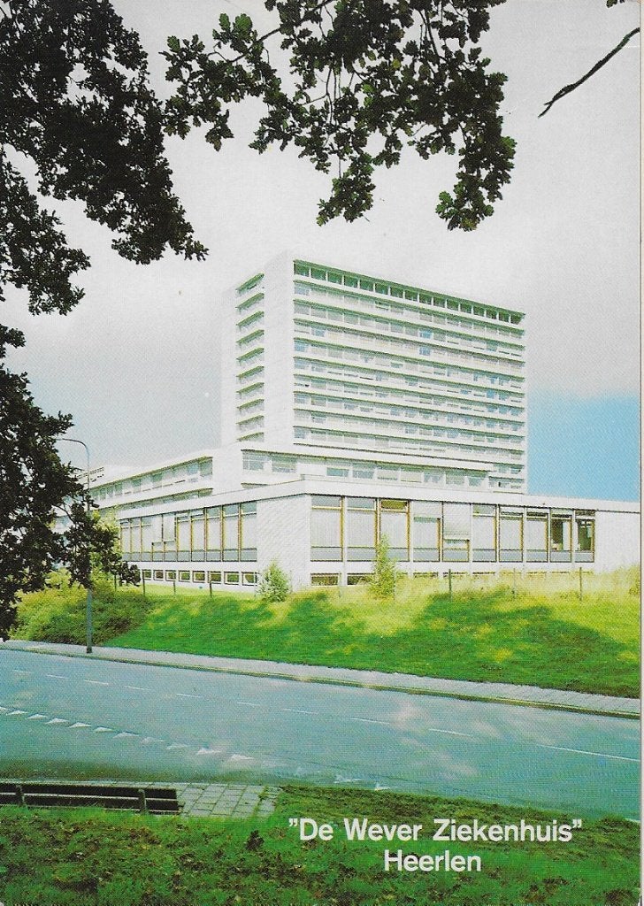 Heerlen de wever ziekenhuis gelopen ansichtkaart (6882), Ophalen of Verzenden, 1980 tot heden, Gelopen, Limburg