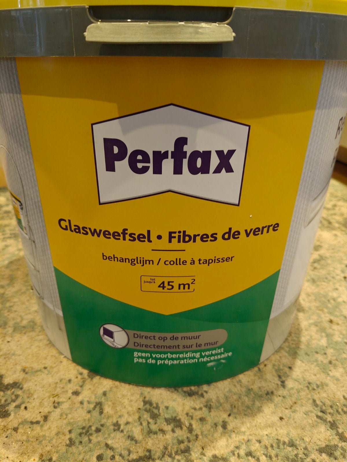 Glasweefsel behanglijm, 5 tot 10 liter, Ophalen, Nieuw, Wit