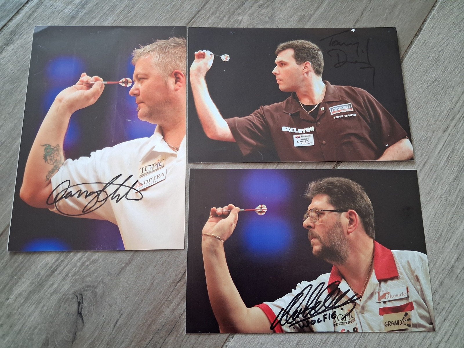 3 professionele foto, gesigneerd. Adams, Fitting, David, Ophalen of Verzenden, Nieuw