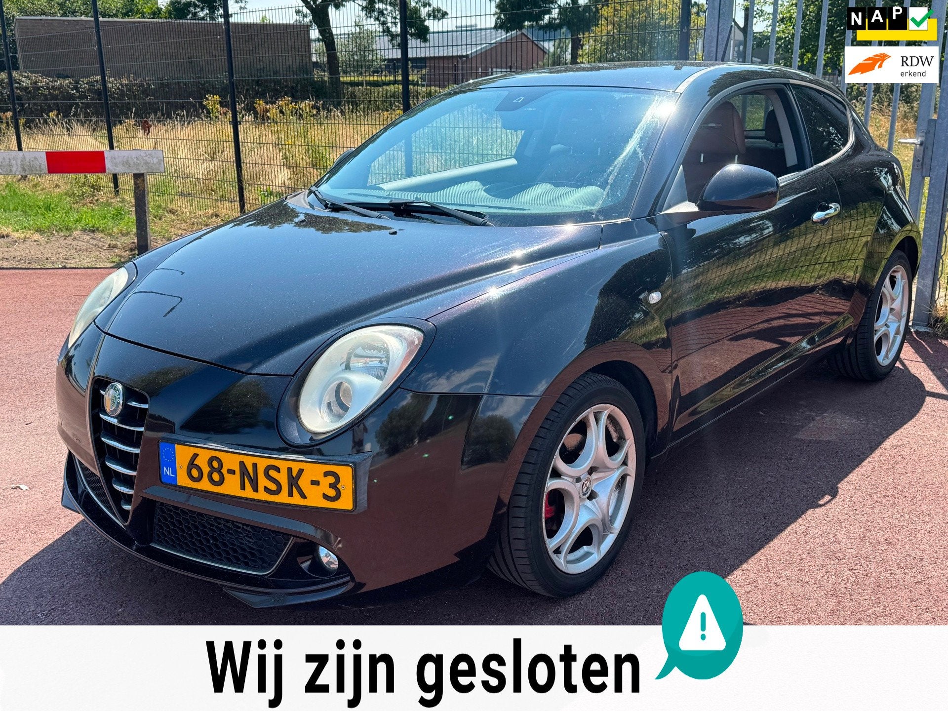 Alfa Romeo MiTo 1.4 T Distinctive Leder 17inch PDC DNA, Voorwielaandrijving, Euro 5, 135 pk, Gebruikt