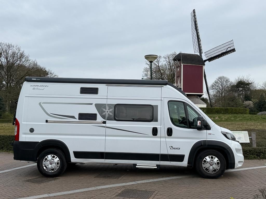 Davis 590-Panoramadak-1e Eig-2020-Diesel verwarming-Izgst!, Caravans en Kamperen, Campers, Buscamper of Camperbus, Fiat, Overige brandstoffen