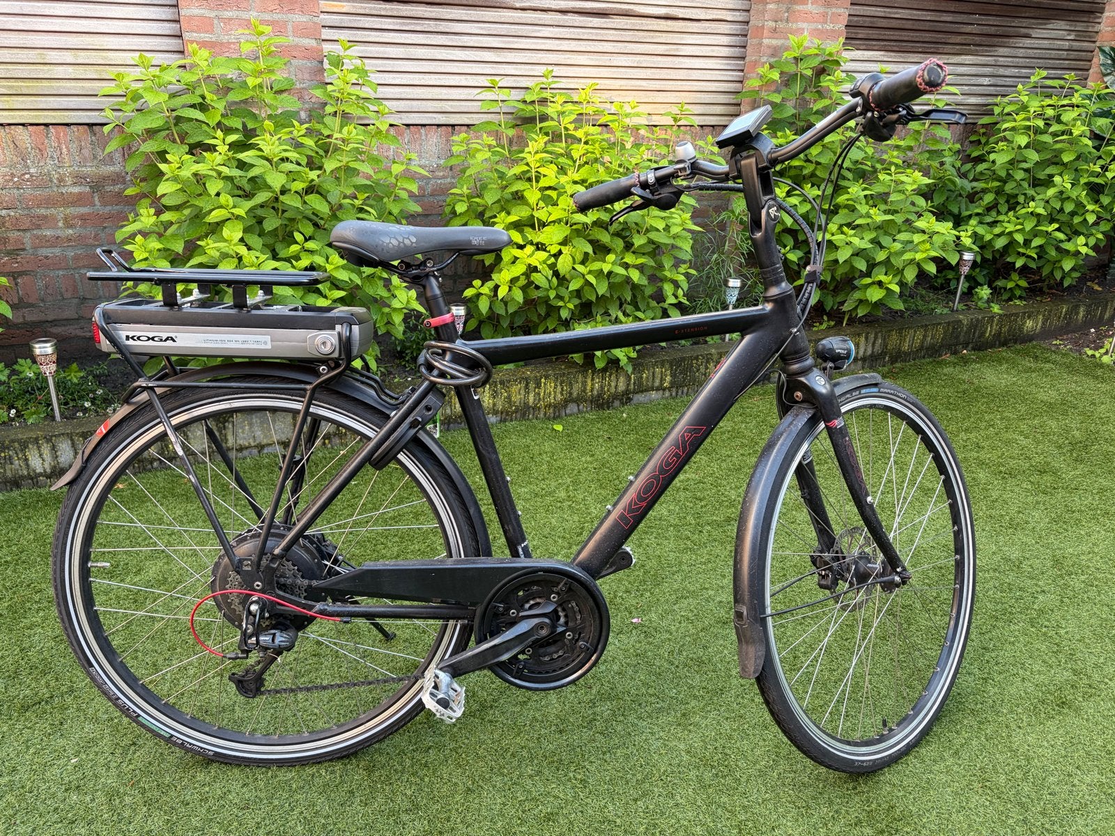 Koga E-Xtension met Shimano onderdelen (accu defect), Minder dan 30 km per accu, Gebruikt, 51 tot 55 cm, Ophalen