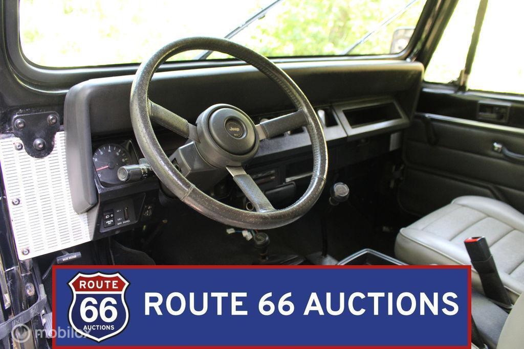 Jeep Wrangler YJ 2.5 | 1992 | Route 66 Auctions, Auto's, Jeep, Overige carrosserieën, Zwart, Bedrijf