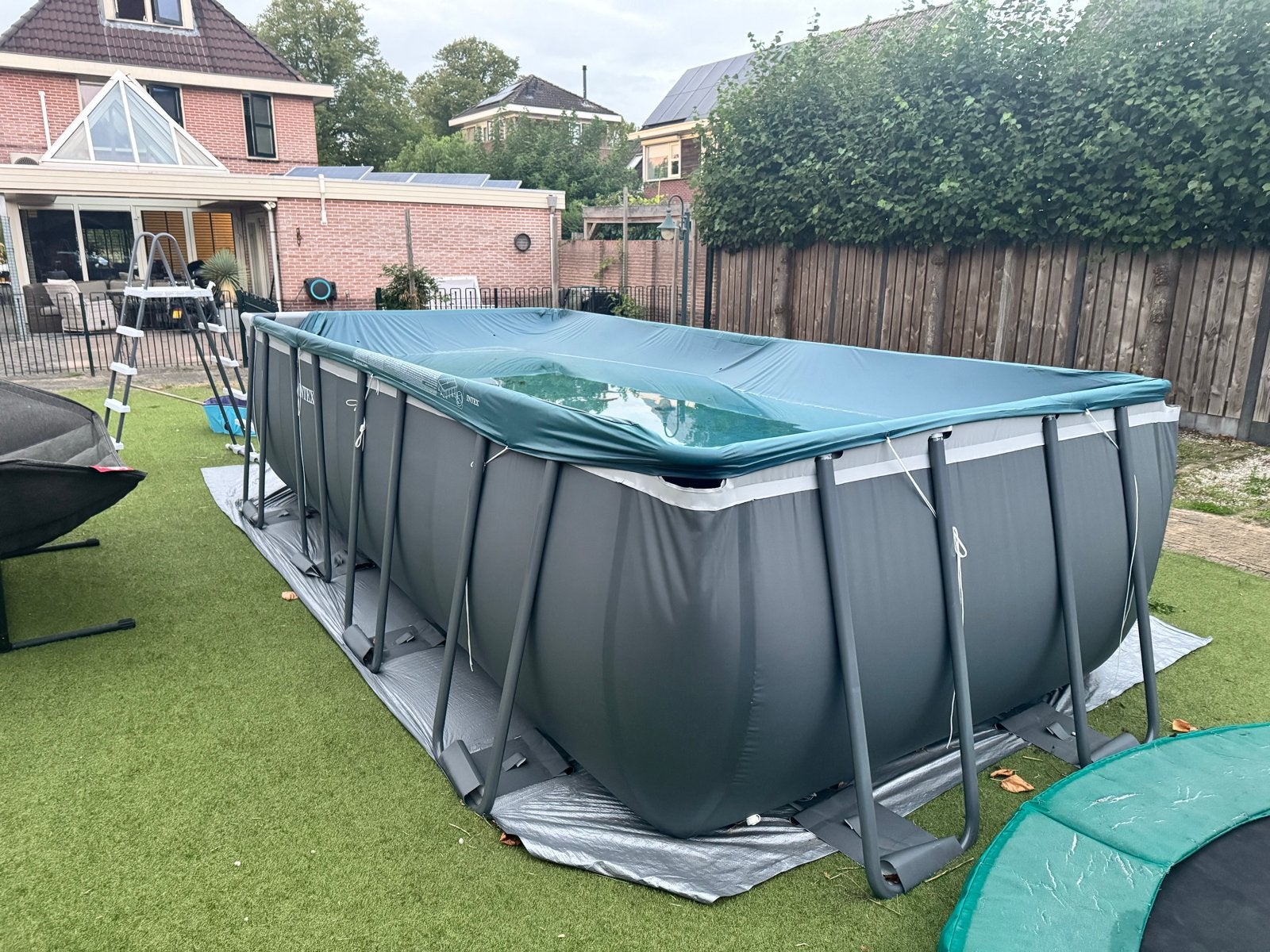 Intex Zwembad 549x274x132 cm - Zo goed als nieuw, 120 cm of meer, 200 tot 300 cm, Ophalen of Verzenden, Zo goed als nieuw