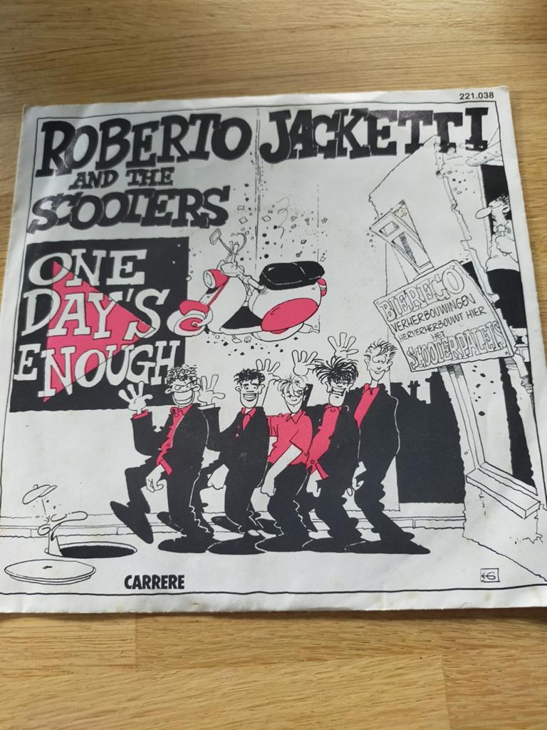 Roberto Jacketti and the Scooters , one day's enough, Ophalen of Verzenden, Zo goed als nieuw, Nederlandstalig