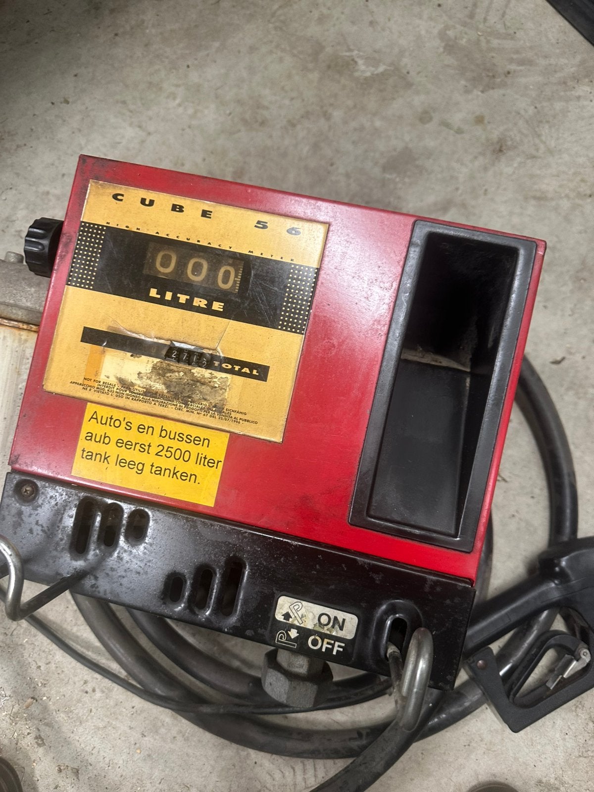 Diesel pomp, Doe-het-zelf en Verbouw, Ophalen of Verzenden, Zo goed als nieuw, 250 ampère of meer, Overige typen