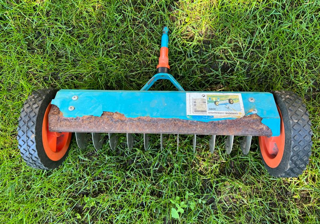 Gardena 3395 combisysteem verticuteer boy, Tuin en Terras, Ophalen of Verzenden, Zo goed als nieuw, Elektrisch