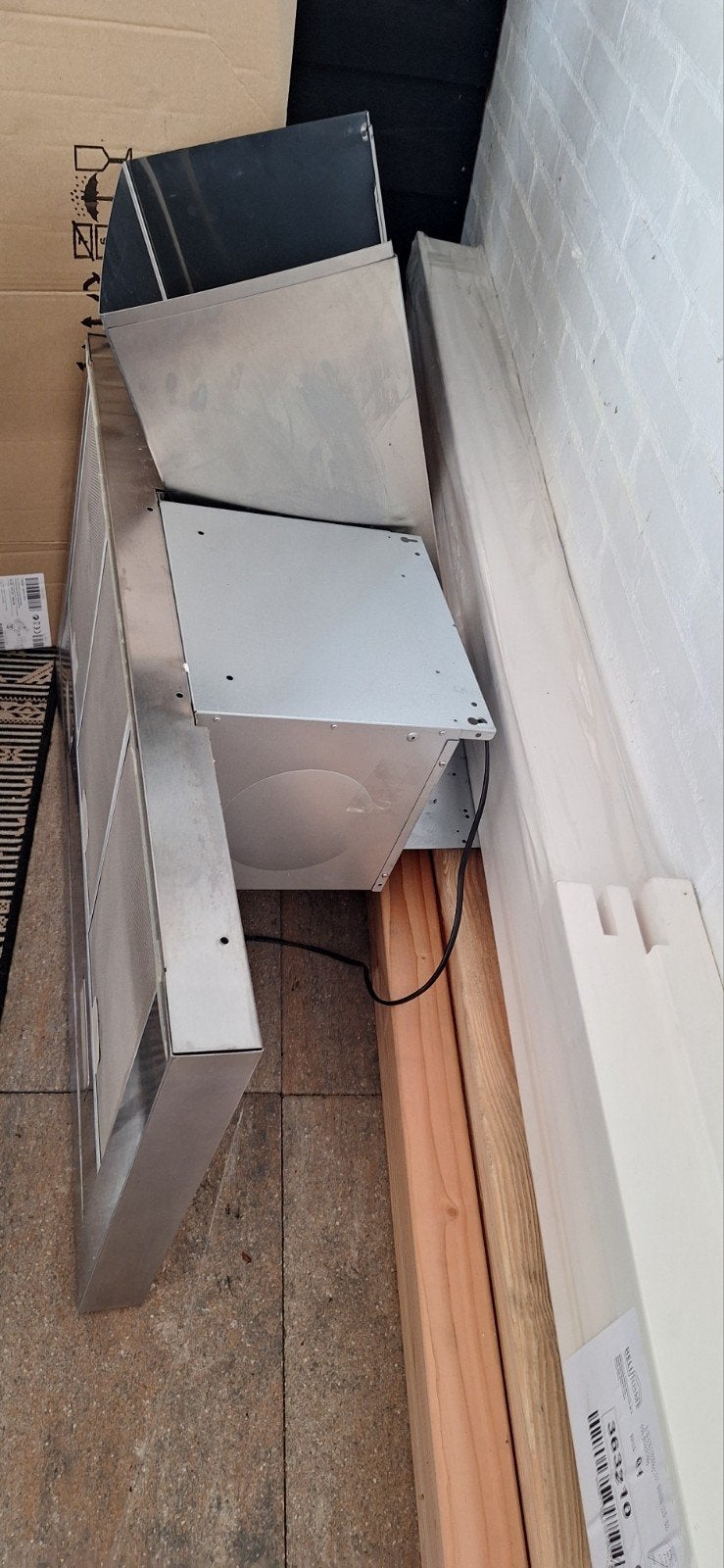 Afzuigkap met defect - ideaal voor onderdelen of reparatie, Ophalen, Niet werkend, Inbouw, Vlakschermkap