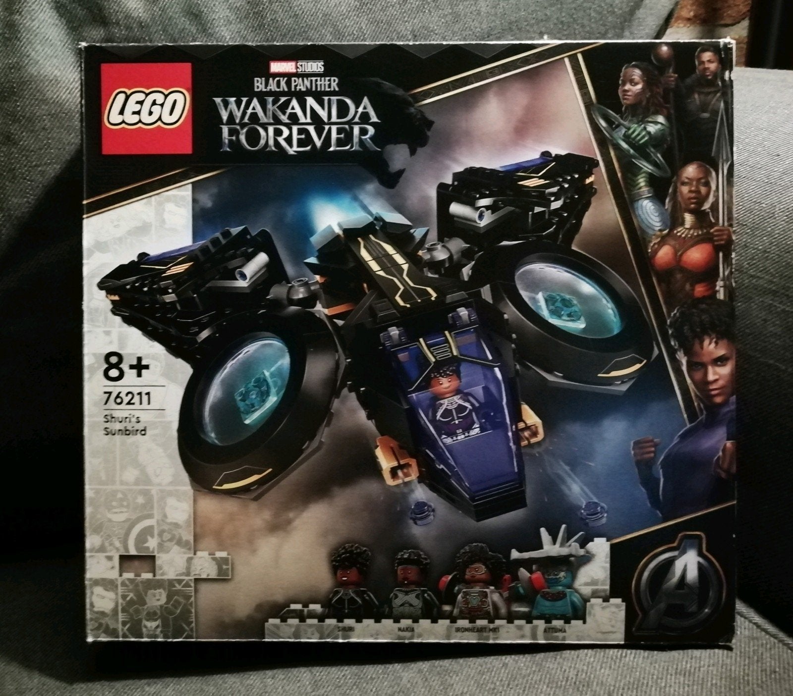 Lego set 76211 Shuri's sunbird, Gebruikt, Marvel, Lego, Ophalen of Verzenden