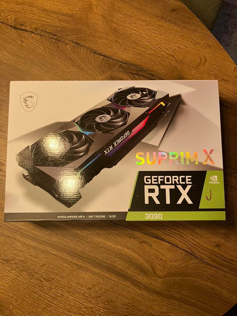 NVIDIA GeForce RTX 3090 SUPRIM X 24GB videokaart, GDDR6, PCI-Express 4, Ophalen of Verzenden, Zo goed als nieuw
