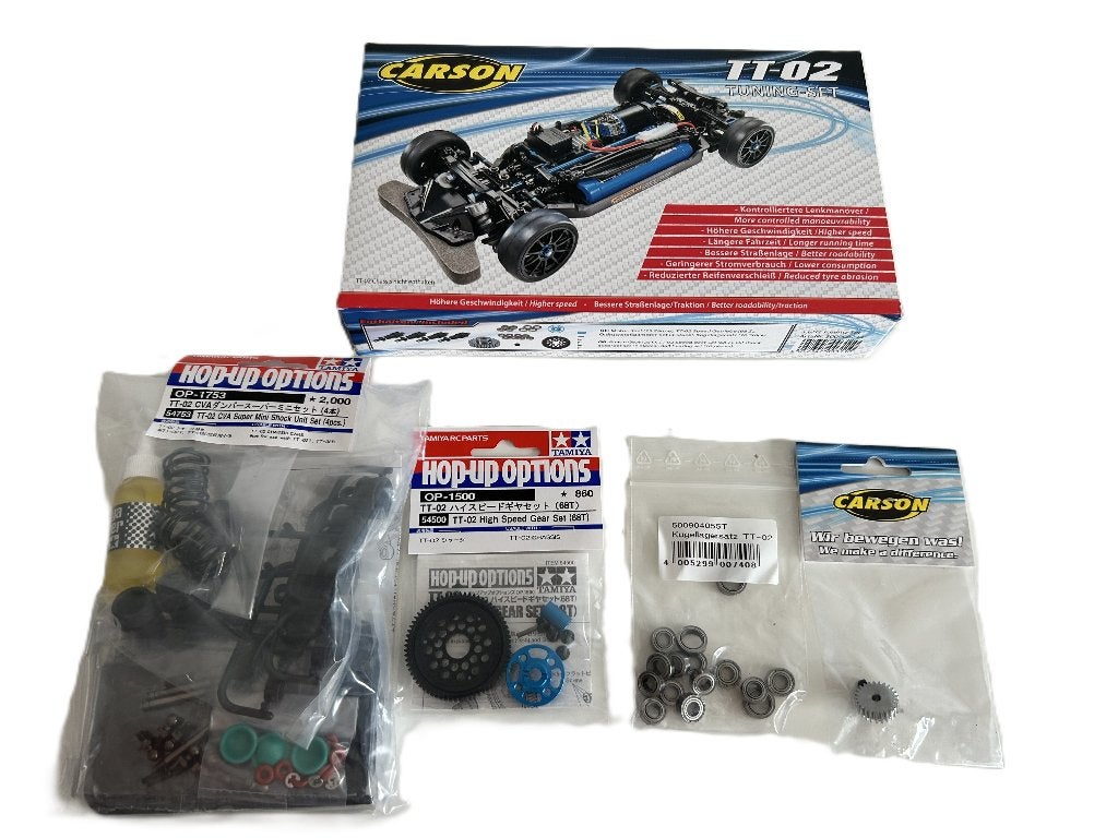 Tamiya 908234 Tuningset TT-02 Chassis C908234 1/10, Elektro, Nieuw, Ophalen of Verzenden, Schaal 1:10