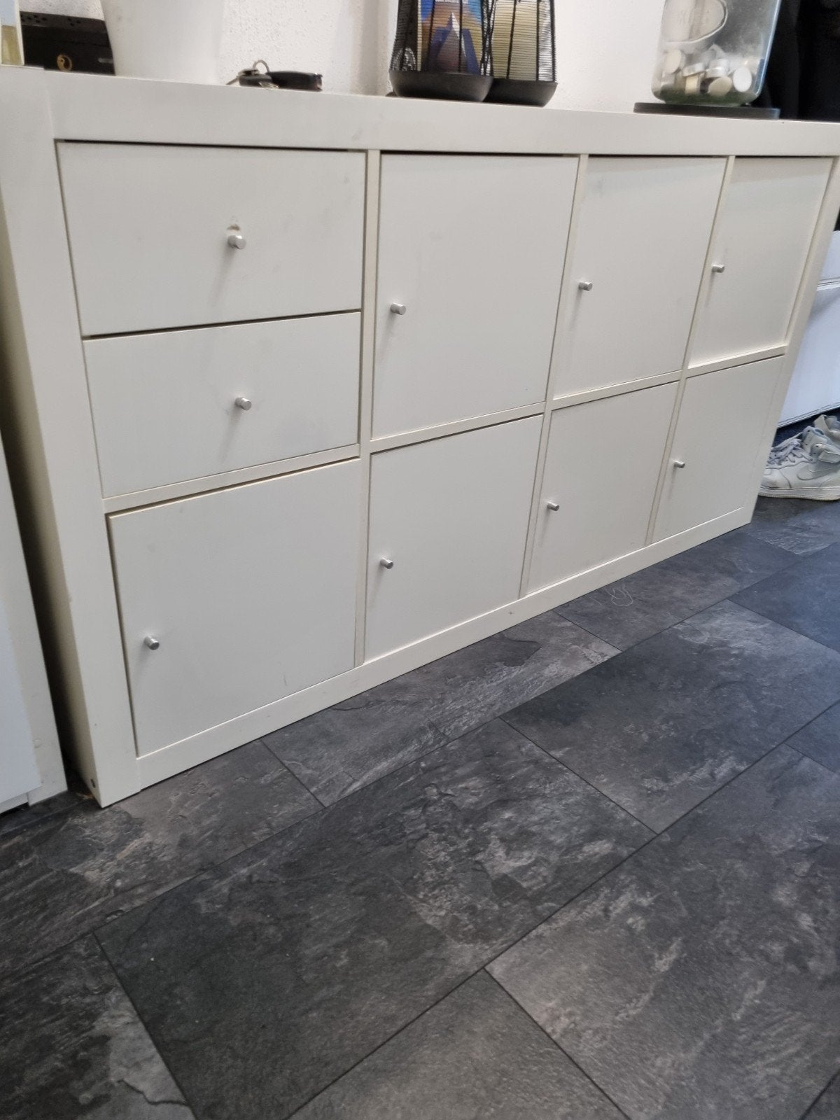 IKEA Kallax inzet: 7 deurtjes en 1 lade, Ophalen, Gebruikt