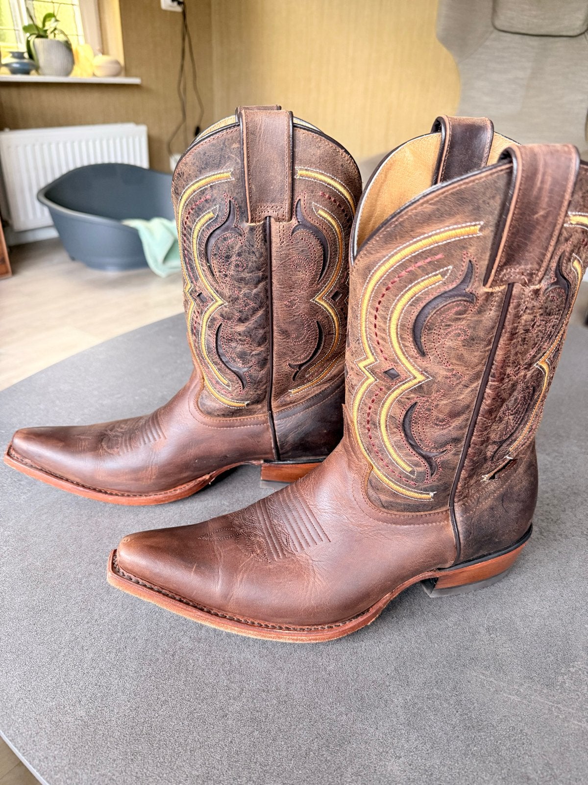 Stars and Stripes Cowboylaarzen - Maat 41 Zo goed als nieuw, Ophalen of Verzenden, Zo goed als nieuw, Bruin