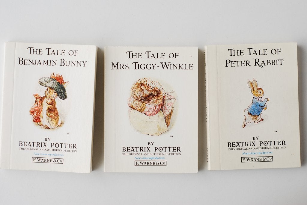 Beatrix Potter Benjamin Bunny Mrs. Tiggy-Winkle Peter Rabbit, Boeken, Verzenden, Beatrix Potter, Zo goed als nieuw, Fictie