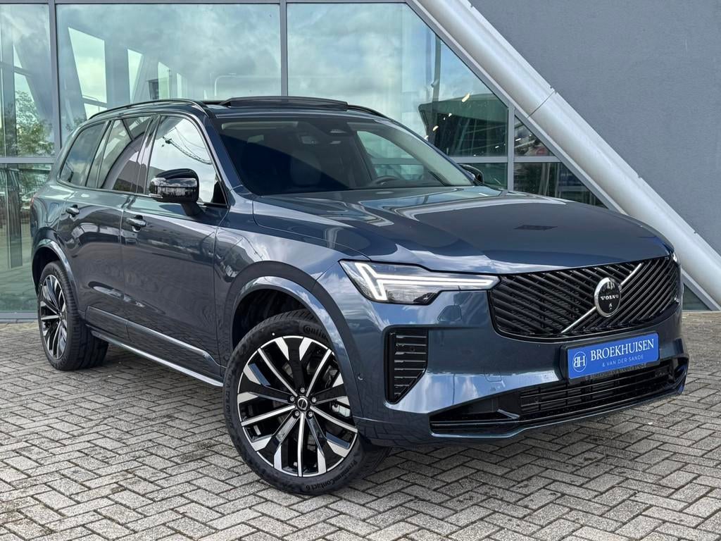 Volvo XC90 2.0 T8 Plug-in hybrid AWD Ultra Dark 455pk Luchtv, Gebruikt, Zwart, 4 cilinders, 1969 cc