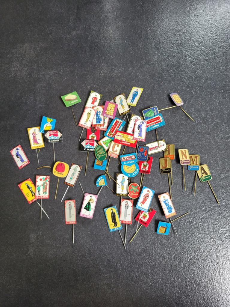 Vintage jamin pins, Ophalen of Verzenden, Zo goed als nieuw