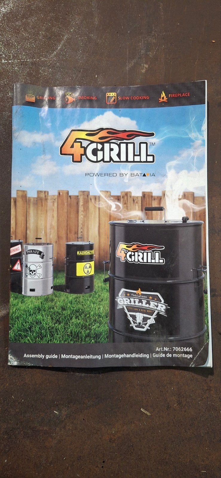 4Grill BBQ Smoker Barrel - Grillen, roken, slow cooking, Tuin en Terras, Ophalen, Gebruikt, 4Grill
