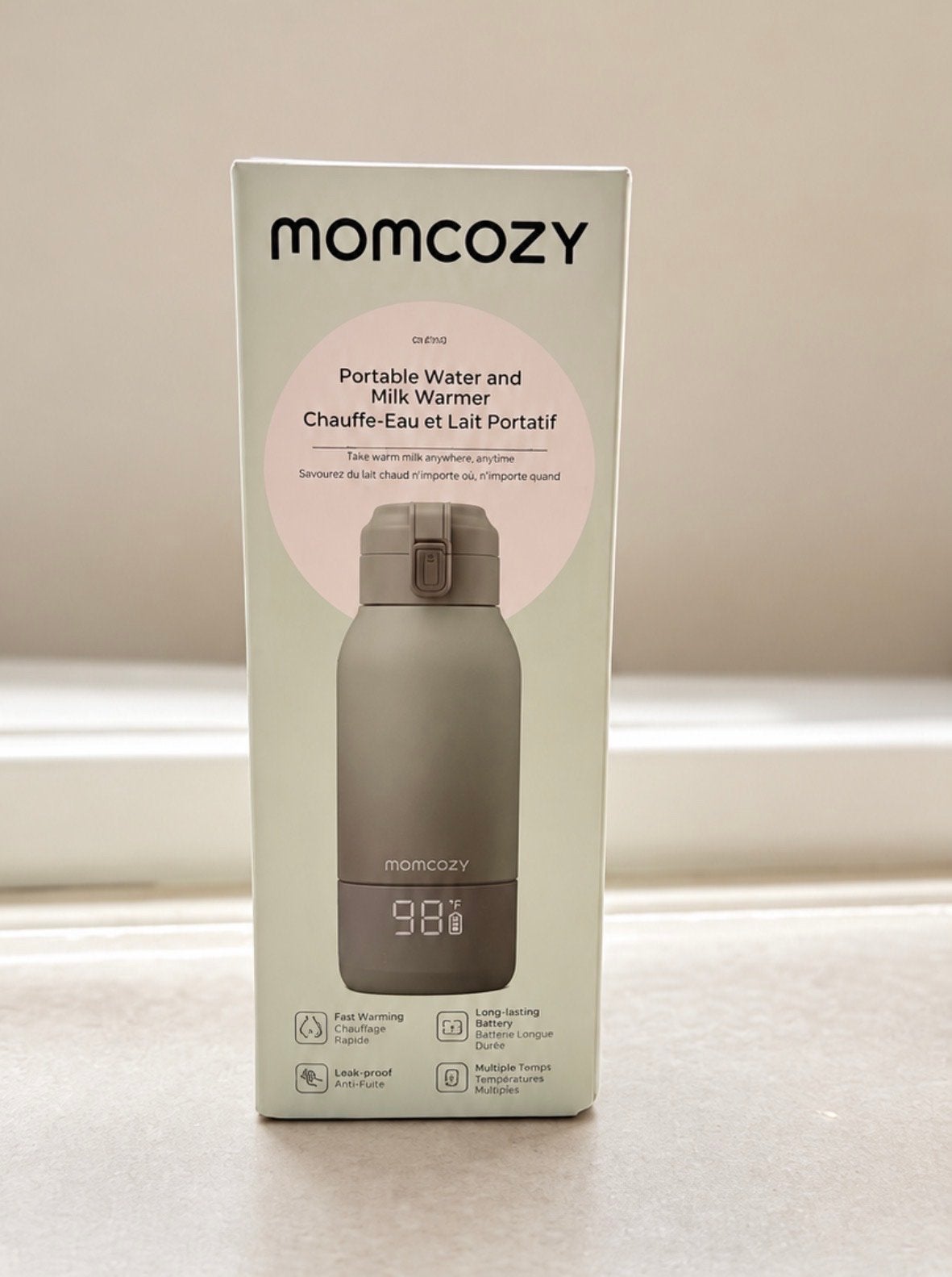 Momcozy Draagbare Melk- en Water warmer, Nieuw, Ophalen of Verzenden, Draagbaar, Flessen- of potjesverwarmer