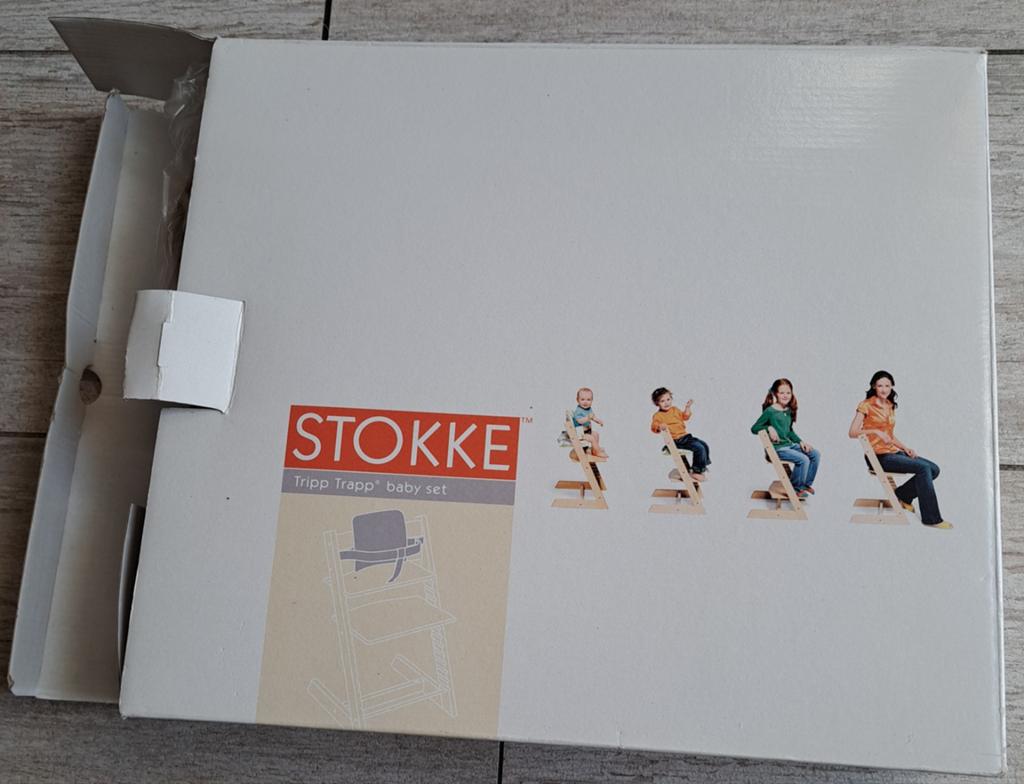 Stokke Tripp Trapp Baby Set met Kussen en Harnas, Kinderen en Baby's, Kinderstoelen, Ophalen of Verzenden, Zo goed als nieuw, Overige typen