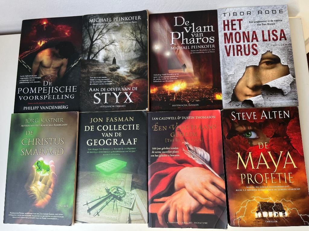 8 spannende boeken voor maar 14 euro, Boeken, Ophalen of Verzenden, Zo goed als nieuw
