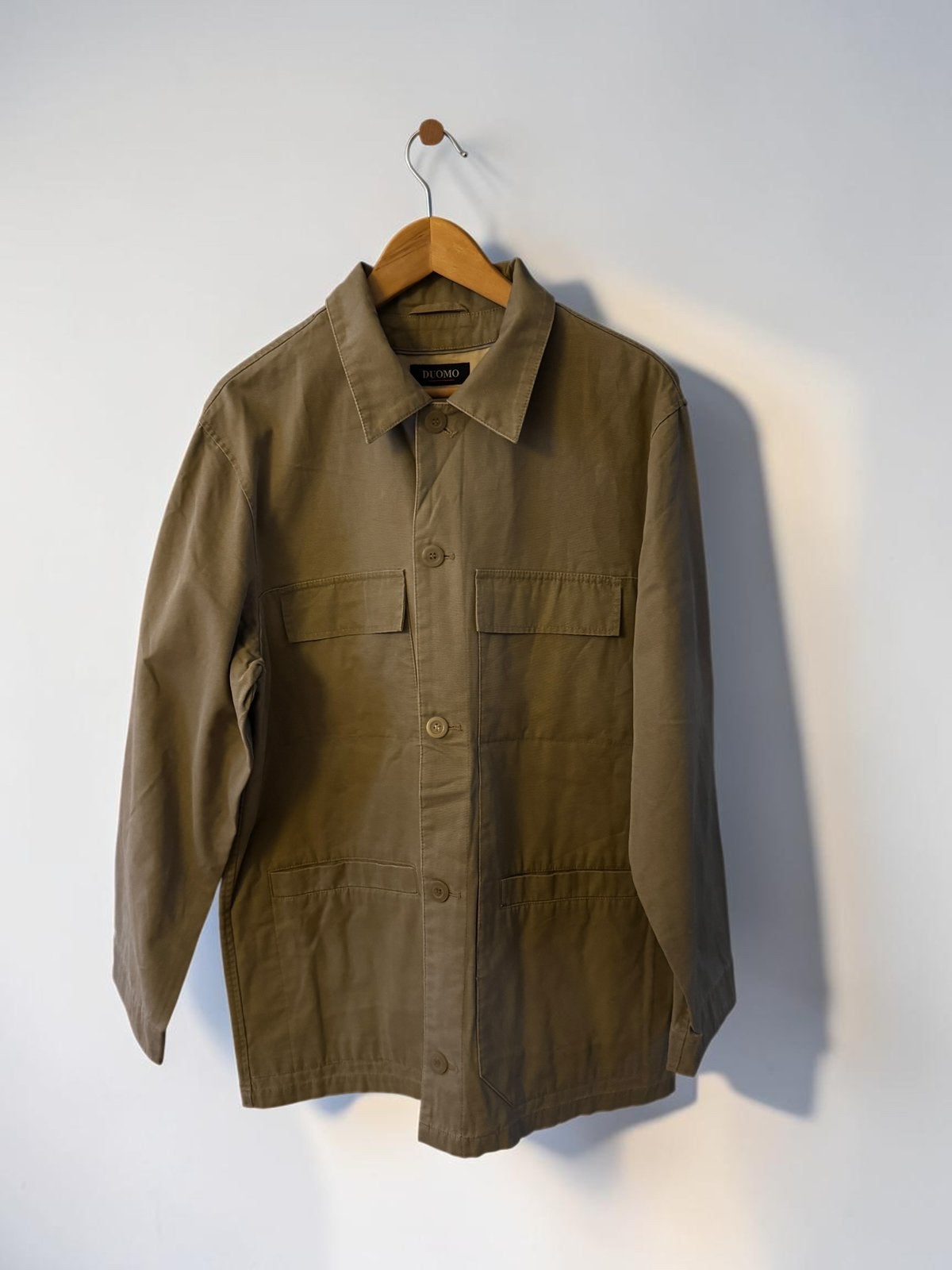 Duthler Duomo heren overshirt jas beige extra large XL 48, Kleding | Heren, Overhemden, Ophalen of Verzenden, Zo goed als nieuw