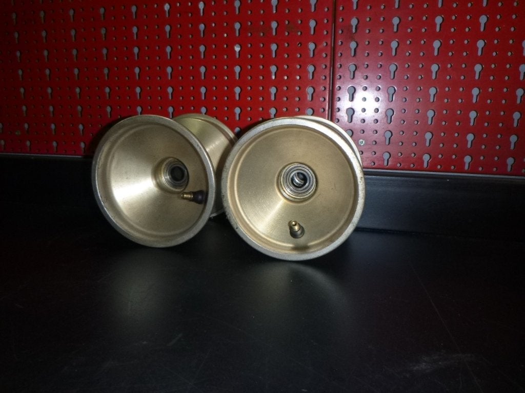 2 x RIGHETTI DSR IND 120 mm magnesium Kart velgen, Ophalen of Verzenden, Gebruikt, Onderdelen Kart