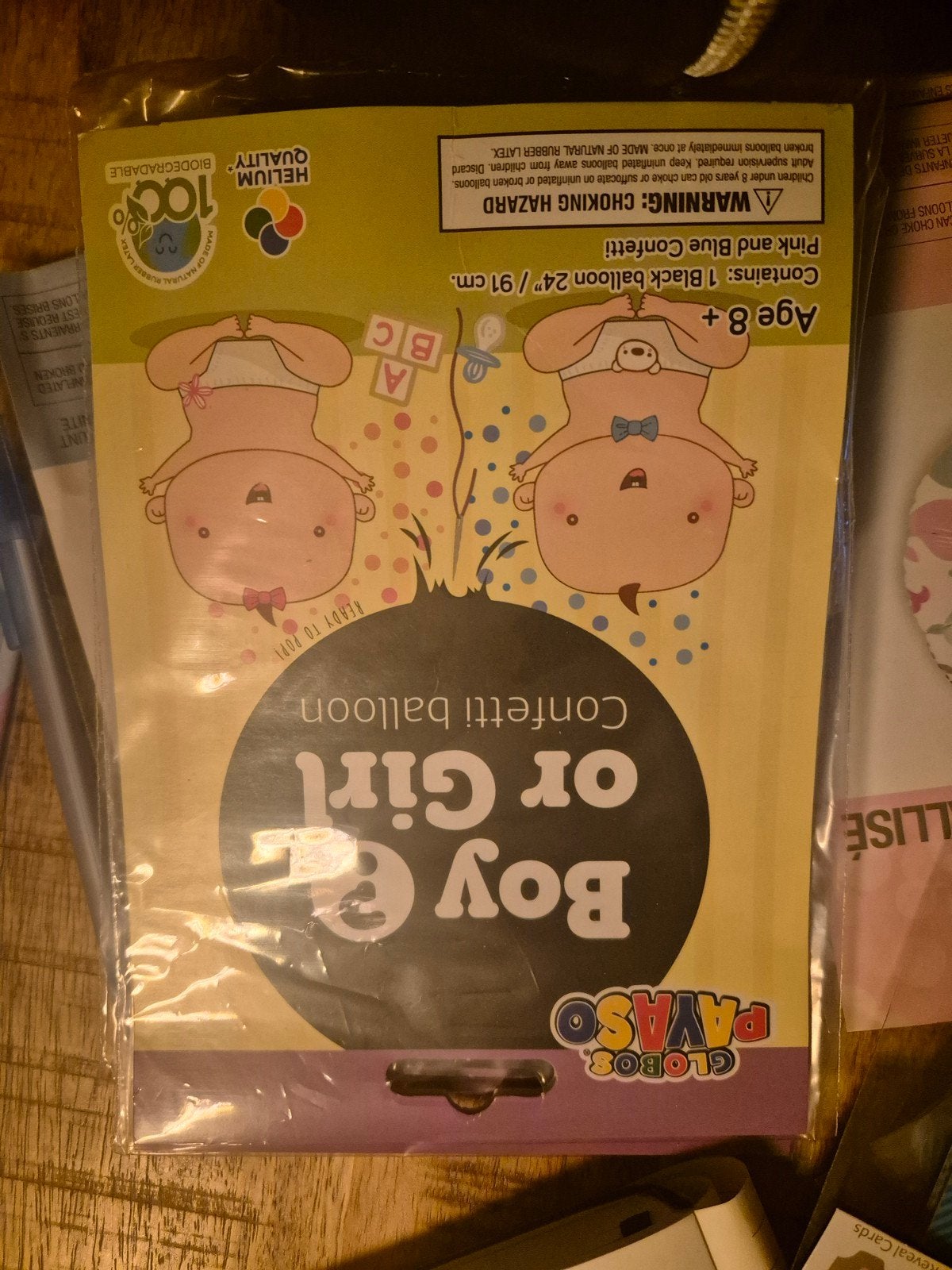 Baby Shower / Gender Reveal Feestartikelen Pakket, Ophalen of Verzenden, Nieuw, Versiering, Overige