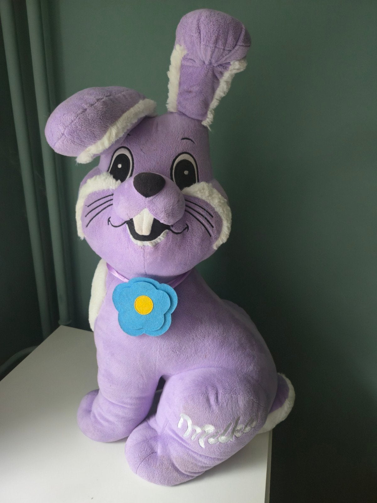 Grote Milka Knuffel Konijn - 70 cm hoog, Gebruikt, Overige merken, Overige karakters, Konijn