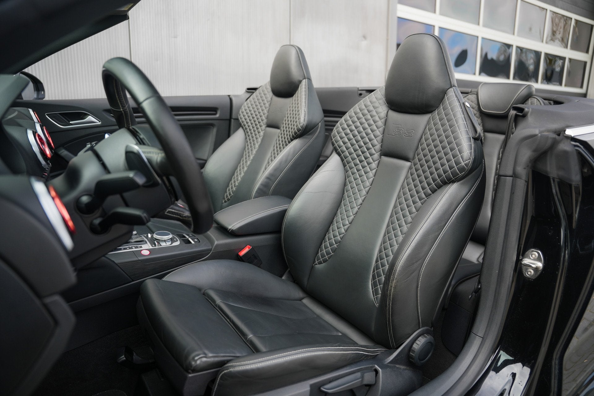 Audi S3 Cabriolet 2.0 TFSI 301 pk S3 Quattro Pro Line Plus S, Auto's, Automaat, S3, Gebruikt, Zwart