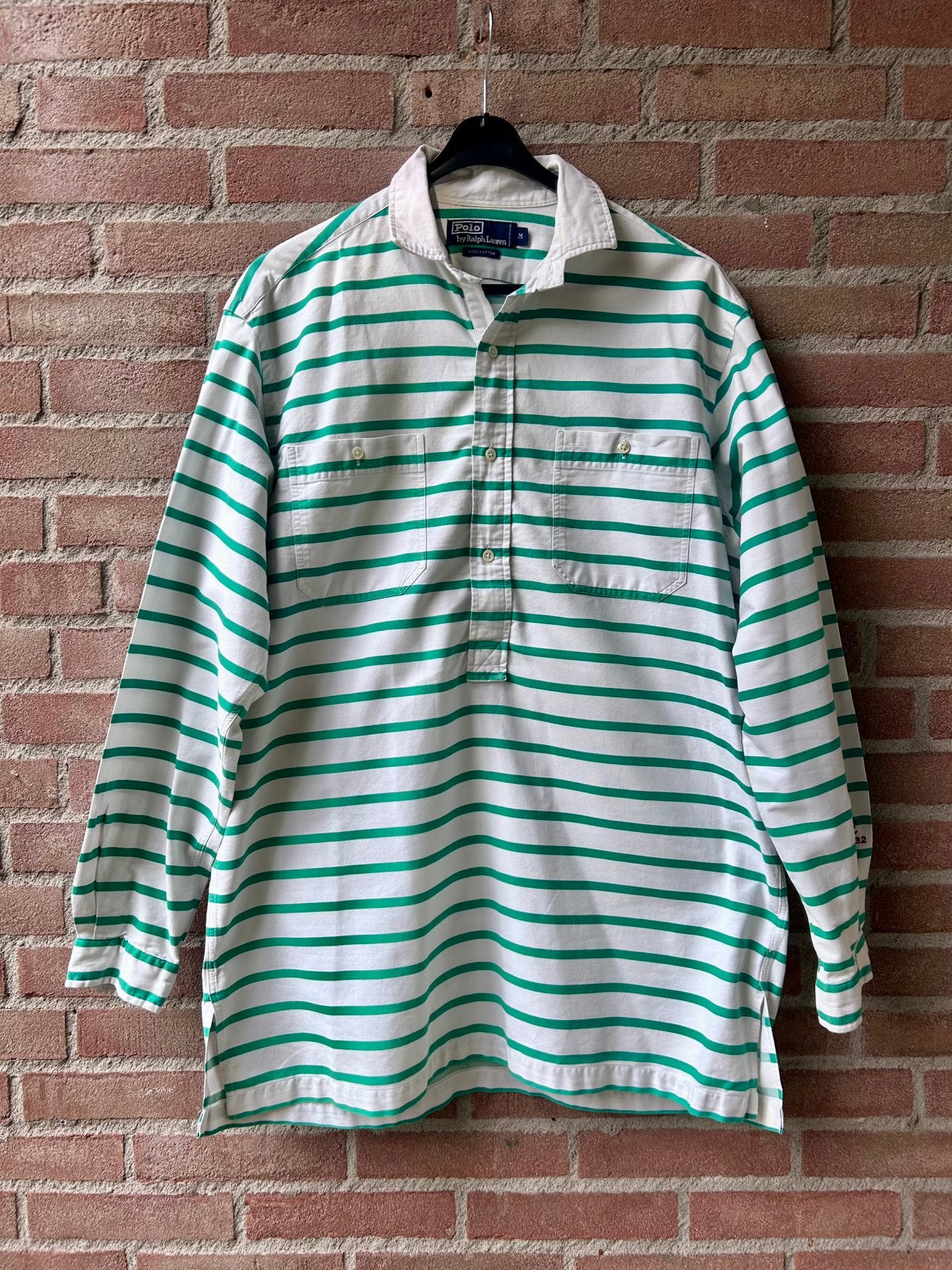 Polo Ralph Lauren CP-92 Overhemd Shirt 1992 RRL, Ophalen of Verzenden, Zo goed als nieuw, Blauw
