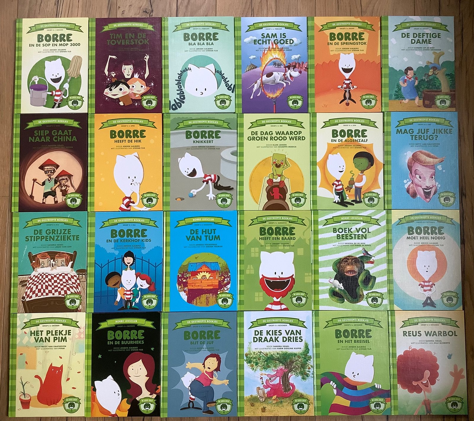Complete Jaargang Borre boekjes Groep 4, Ophalen, Zo goed als nieuw
