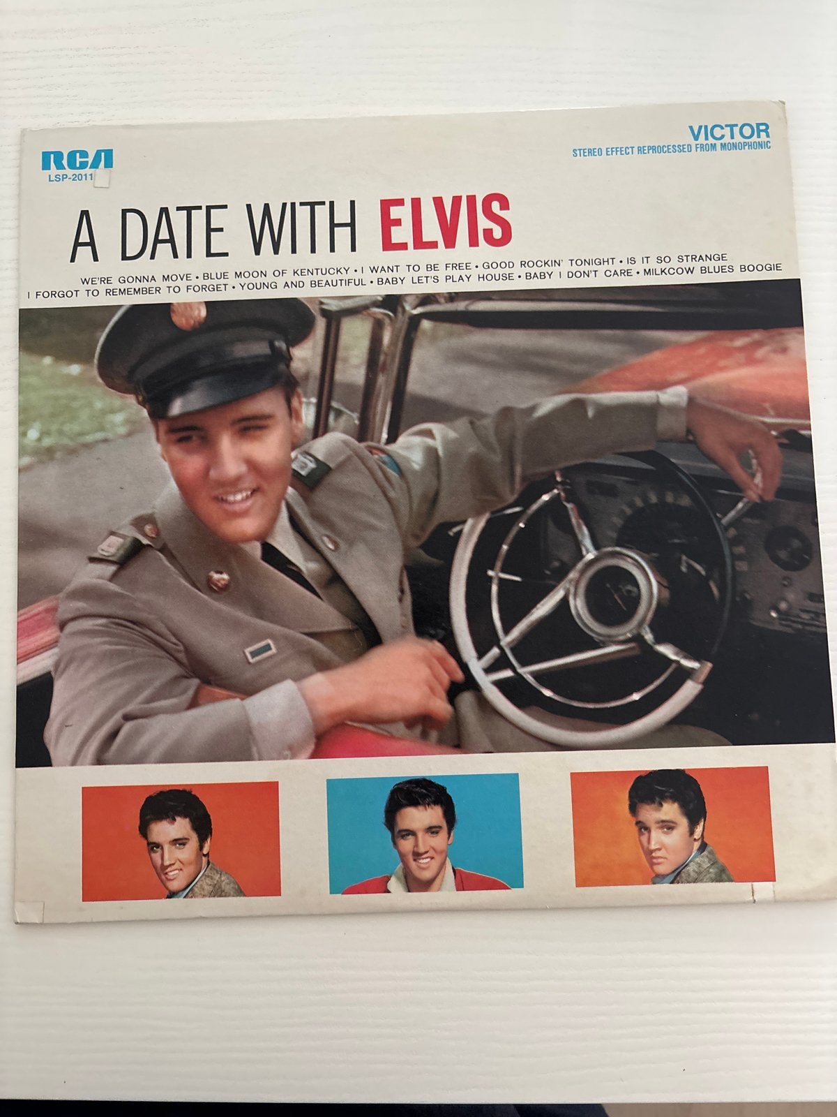 LP Elvis Presley - A Date With Elvis (RCA Victor), Ophalen of Verzenden, Zo goed als nieuw, Cd of Plaat