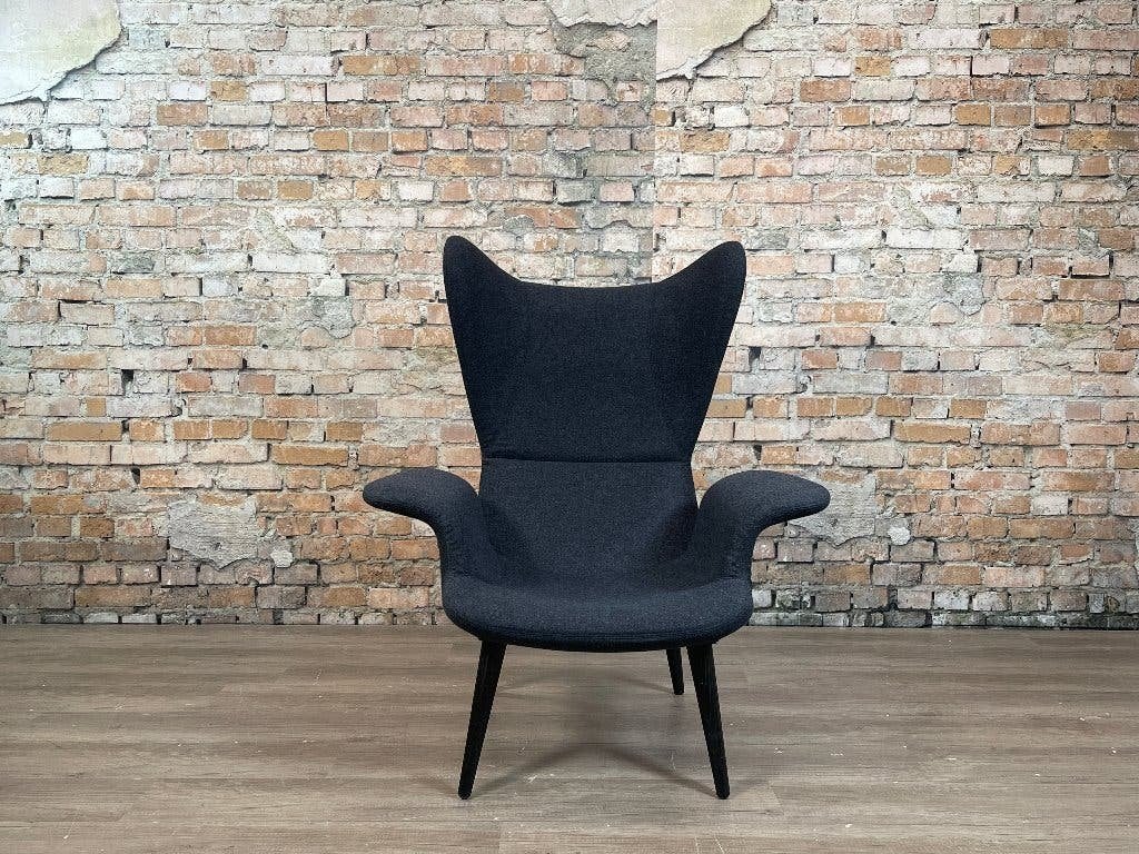 Moroso Longwave Fauteuil – Antraciet | Diesel Creative Team, Ophalen, Hout, Design, 75 tot 100 cm
