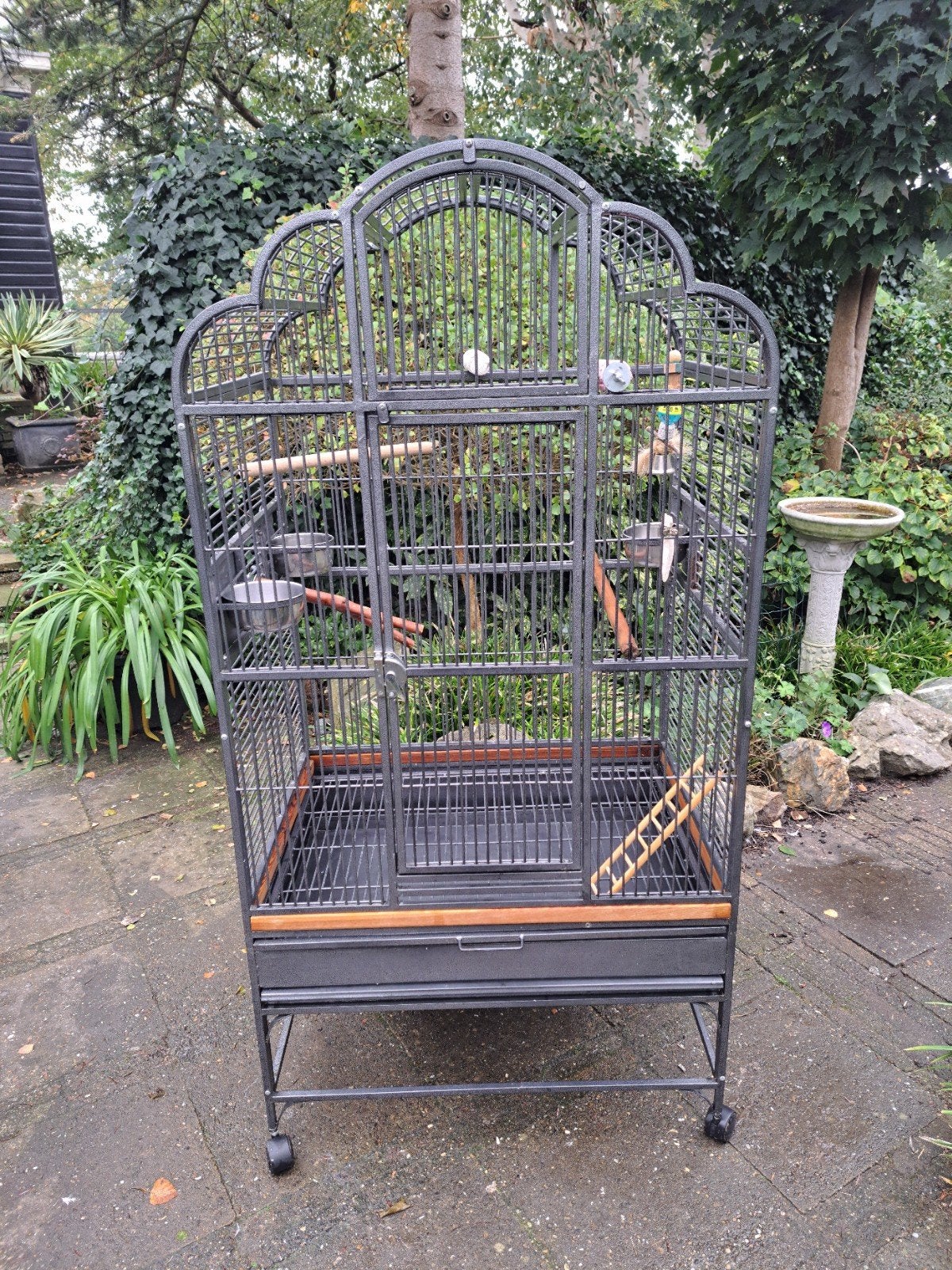 papagaaienkooi, Ophalen, Zo goed als nieuw, Metaal, Vogelkooi