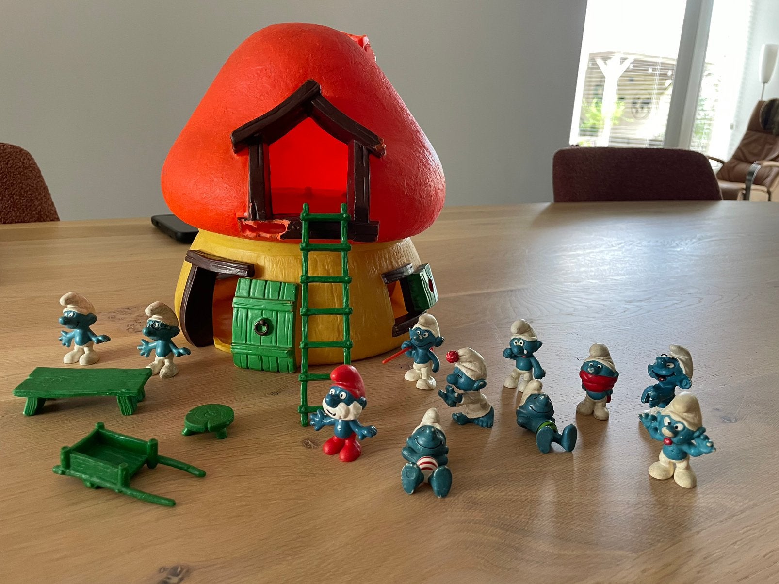 Smurfenhuis, Verzamelen, Ophalen, Gebruikt, Verschillende Smurfen