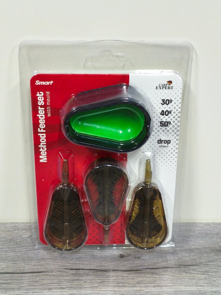 NIEUW Carp Expert Feederset Drop Method 30-40-50 Gram + Mal, Ophalen of Verzenden, Nieuw, Overige typen