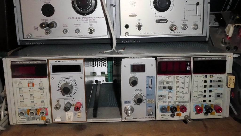 Tektronix TM500 rek., Ophalen, Gebruikt, Toebehoren