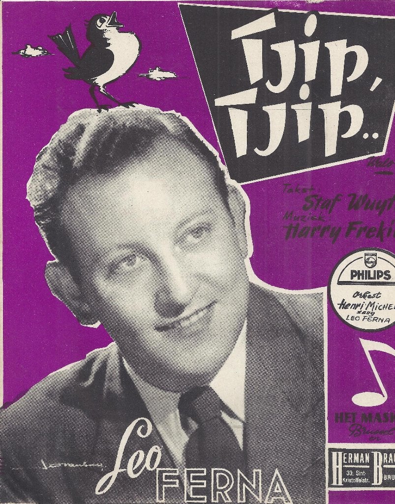 V206 bladmuziek tjip tjip leo ferna -, Ophalen of Verzenden, Gebruikt, Artiest of Componist, Klassiek