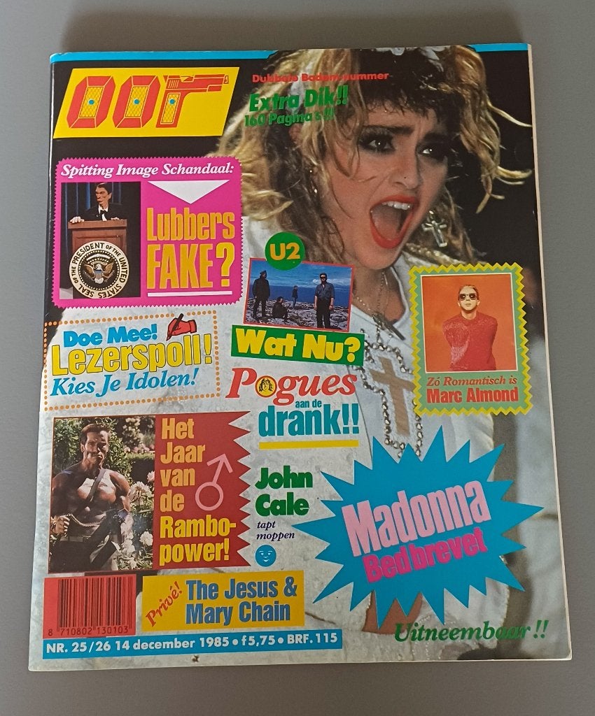 Madonna - Oor magazine 1985, Verzenden, Zo goed als nieuw, Muziek, Film of Tv