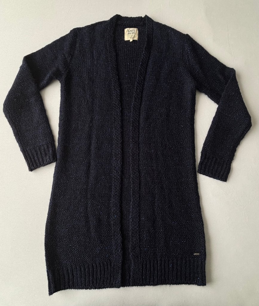 Vest Anti Blue-Tijdloos soepel-S  glinsteren detail mooi, Blauw, Ophalen of Verzenden, Zo goed als nieuw, Maat 36 (S)