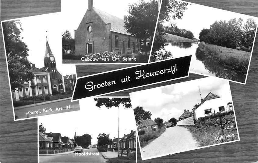 300-010-033 Houwerzijl, Verzenden, Voor 1920, Groningen